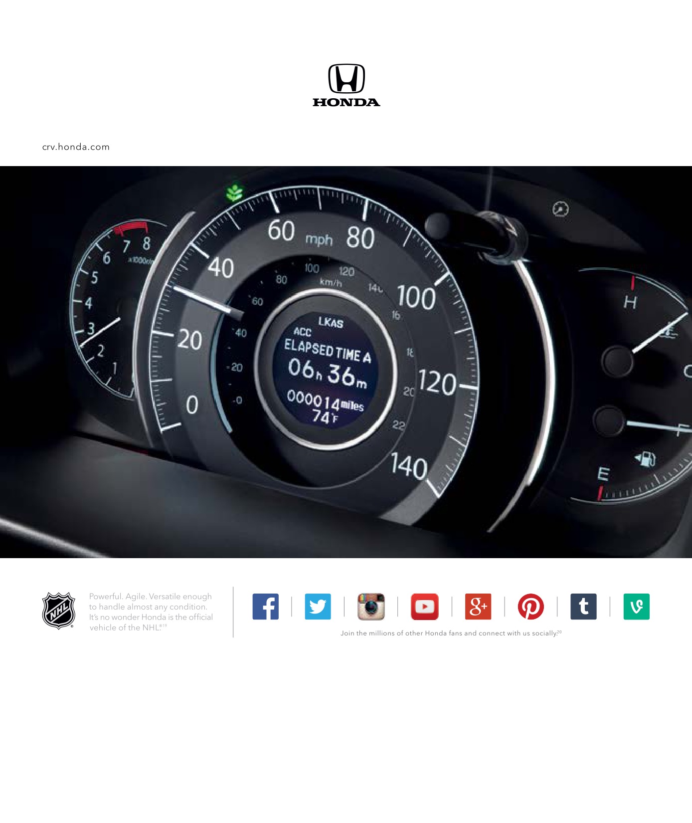 2016 Honda CR-V Brochure Page 5